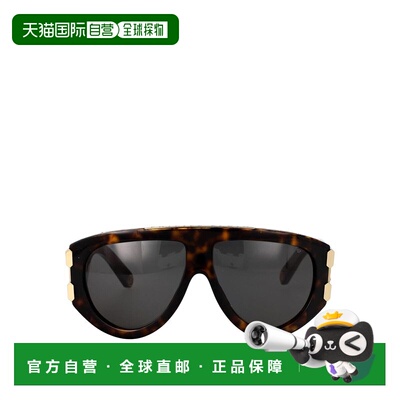 欧洲直邮PHILIPP PLEIN 男士太阳镜 SPP127V0722 AW2025 黑色