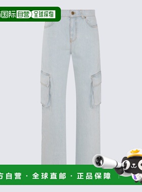 香港直邮PINKO 女士牛仔裤 102942A1MVPJN SS2024 蓝色 PINKO CAT