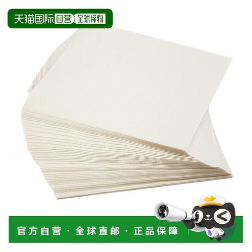 自营Norpro方形蜡纸，6英寸x6英寸，250张-白色 美国奥莱直发