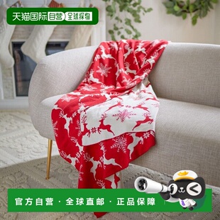 自营 safavieh舞者投掷-红色 美国奥莱直发