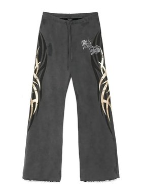 BALENCIAGA 男士休闲裤 806207TRVR61048 SS2025 灰色