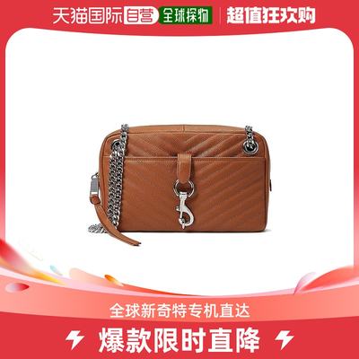 香港直邮潮奢 Rebecca Minkoff 女士Edie Zip Shoulder 手提包