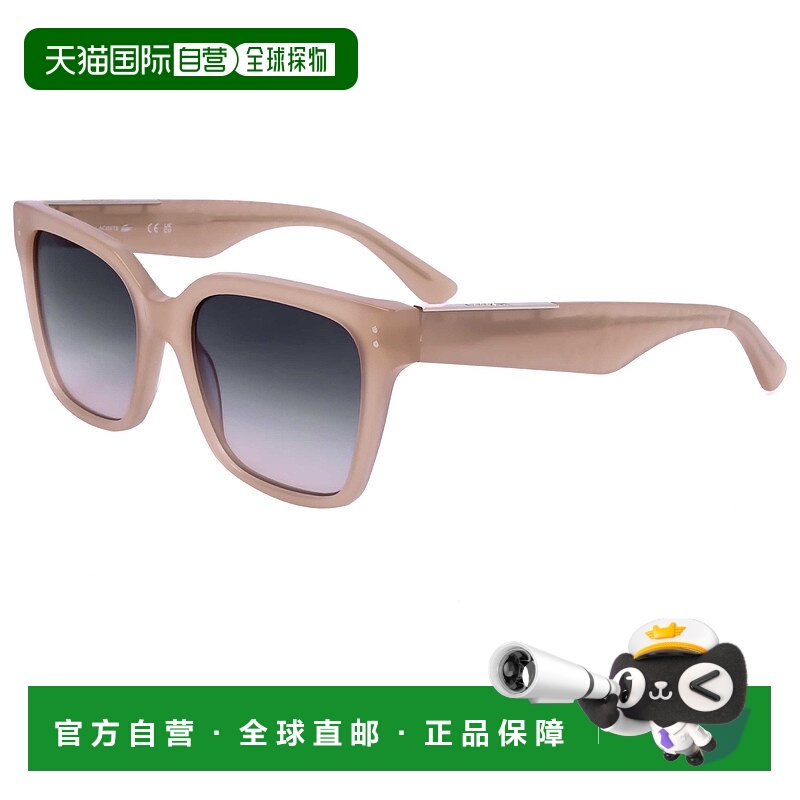 自营 Lacoste女式54毫米乳白色太阳镜-乳白色 美国奥莱直发