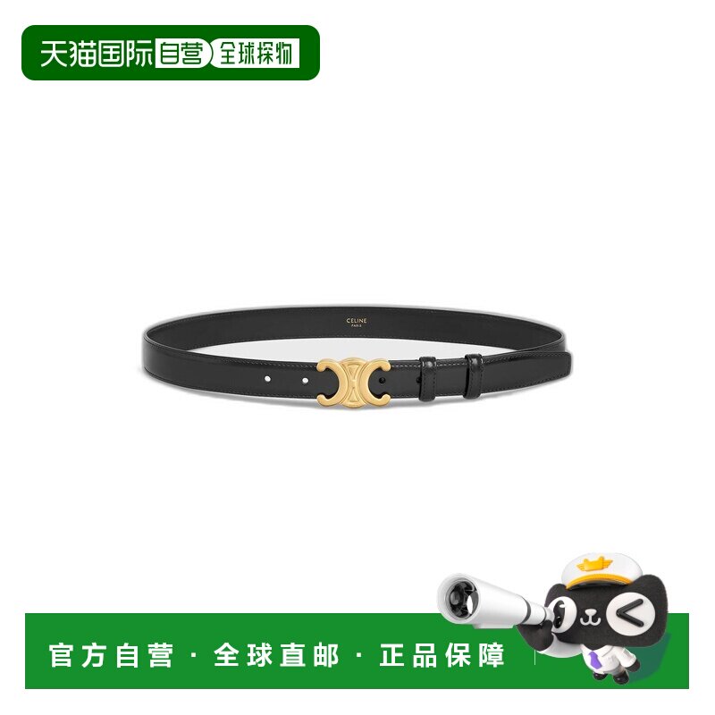 香港直邮CELINE 女士腰带 45AK93A0138NOBLACK SS2026 黑色图片
