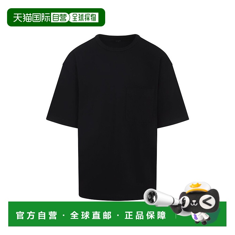 1h可退 香港直邮Lemaire 男士 短袖圓領 T 卹 TO1382LJ1022BK999B
