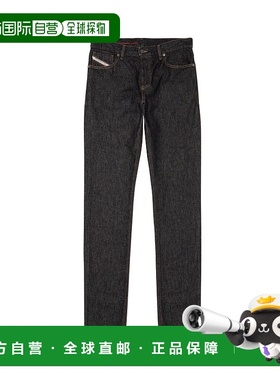 自营 Diesel D-Sark修身直筒黑色牛仔牛仔裤-黑色 美国奥莱直发
