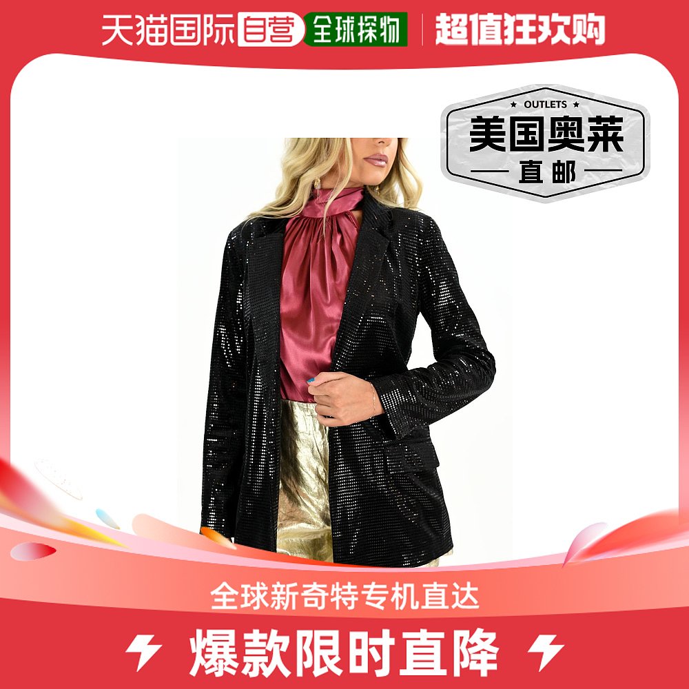 bishop + young女式 Steal The Night Blazer In Black - 黑色 【 女装/女士精品 短外套 原图主图