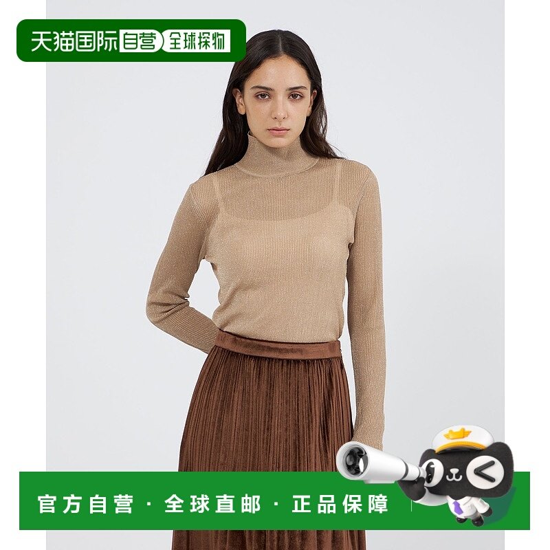 1h可退 日本直邮EPOCA 女装 高领透感亮片针织内搭 宽松显瘦设计,女装/女士精品,毛衣,淘宝优惠券,粉丝福利购,淘宝优惠卷