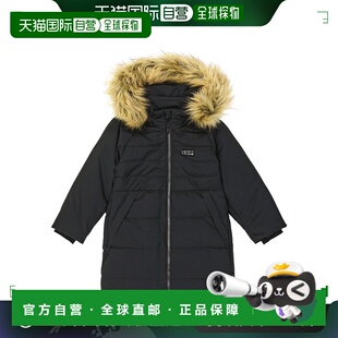 1h可退 香港直邮Molo 女童 Hazeline 修饰大衣童装 black黑色 舒