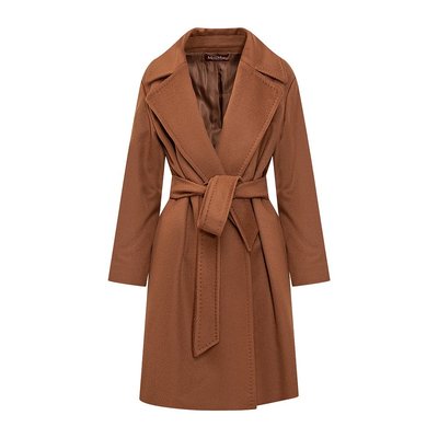 MAX MARA 女士外套 6016094106056 AW2024 棕色 长袖大衣