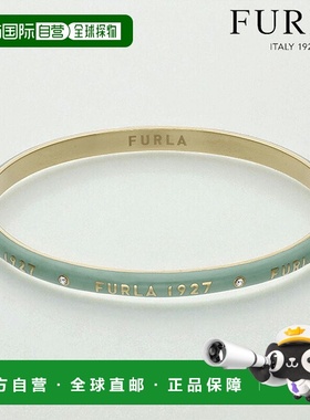 日本直邮FURLA女士手镯 FJ1201BTL 金色绿色配饰