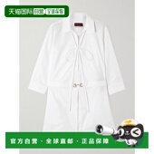 香港直邮潮奢 饰马衔扣棉府绸衬衫 Gucci 1h可退 古驰 女士 式 连衣