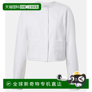 香港直邮VINCE 棉混纺夹克 1h可退 女士 white白色 舒适时尚