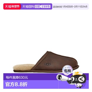 1h可退 香港直邮UGG 圆头拖鞋 1108192半拖鞋