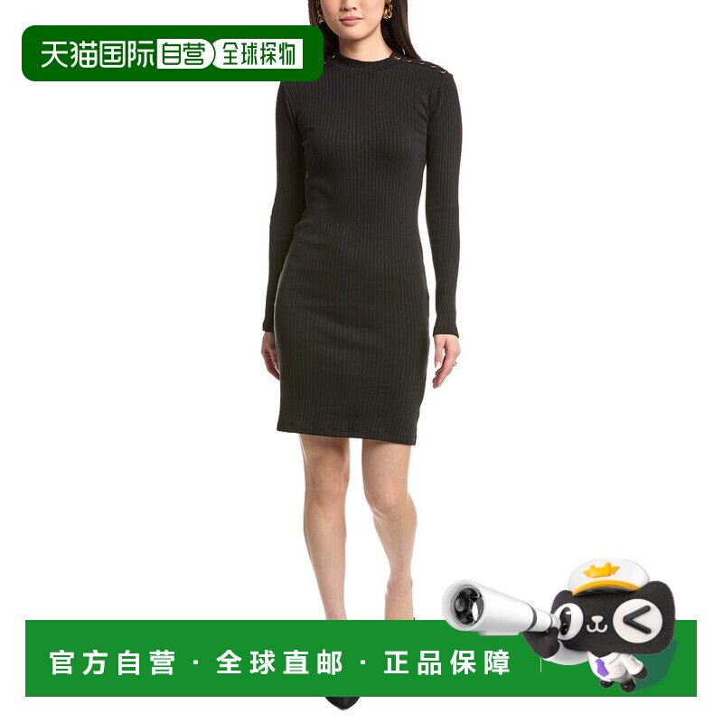 自营Nation LTD Palmer Mini Dress - Black 连衣裙美国直发奥莱