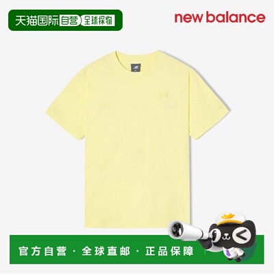 韩国直邮NEW BALANCE 短袖 T 恤 U6 NBNEF2V312 31 WT41501 W Ess