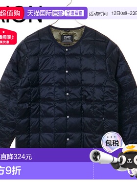 日本直邮TAION 圆领纽扣羽绒服 [TAION-104OS FW25] U 圆领纽扣羽