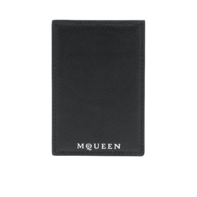 奢淘 Alexander McQueen 骷髅磁吸卡包 男 8361401AAVB