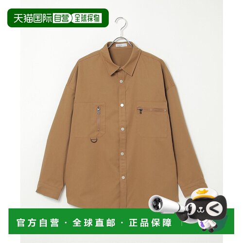 1h可退 日本直邮VENCE EXCHANGE 男士宽松款千鸟格衬衫 35510135