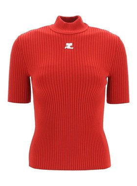 COURREGES 女士针织毛衣 PERMPU026FI00014034 CO 红色