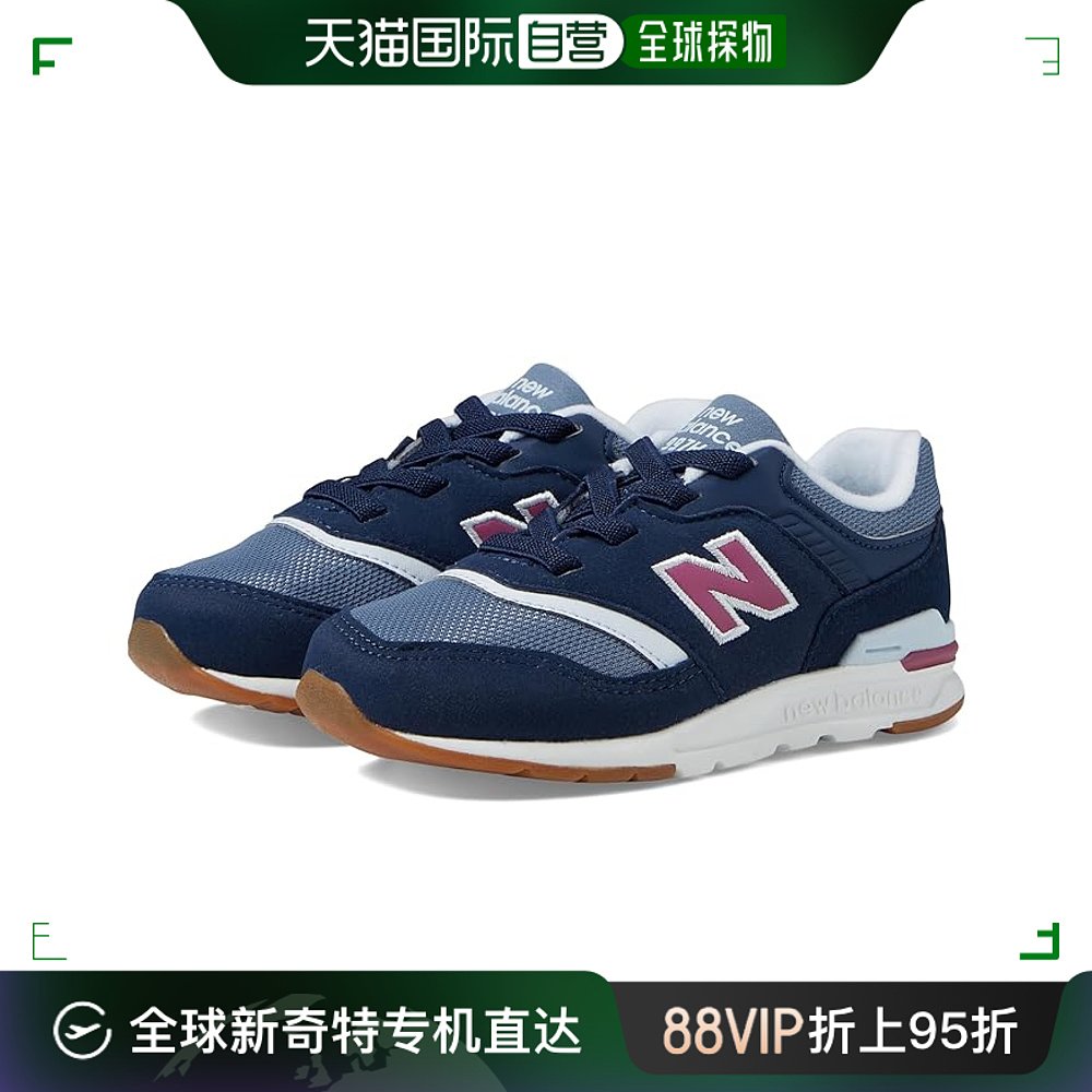 香港直邮潮奢 New Balance  女童997H Bungee 系带运动休闲鞋(婴/