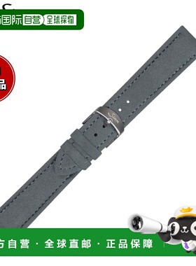 日本直邮Sinn原装替换表带Alcantara材质灰色表带配灰色缝线不锈2