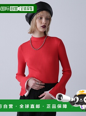 1h可退 日本直邮ROSE BUD 女士基础款喇叭袖针织衫 202244015020