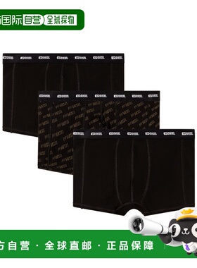 香港直邮DIESEL 男士内裤 A178320HGBDE5423 SS2026 黑色 平角内