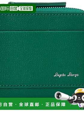 【日本直邮】legato largo 折叠钱包 Lineare LJ-E1513 绿色 时尚