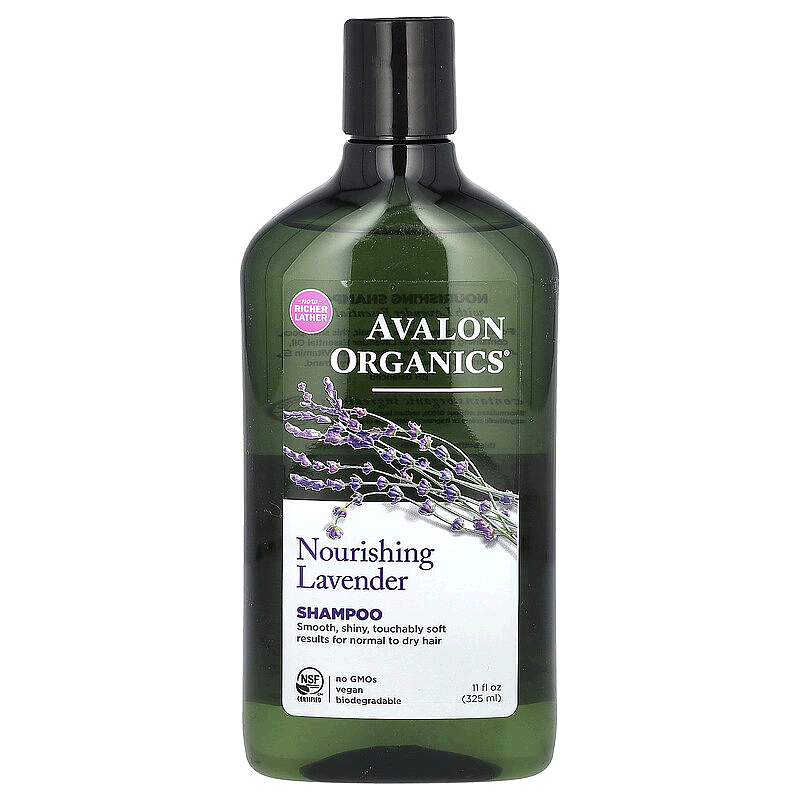 香港直邮avalon organics洗发水质地轻盈温和清洁325ml滋养正品