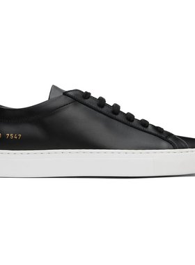潮奢 Common Projects 男士 黑色 Achilles 运动鞋 ARTICLE1658