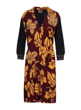 PRADA 女士连衣裙 P313YR1HCGF0D8S AW2023 花色 长袖连衣裙