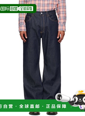 香港直邮Acne Studios 艾克妮 男士 蓝色 Wide-Leg 牛仔裤 B00385