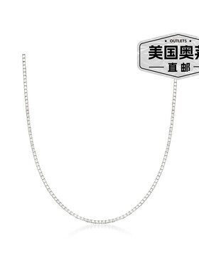 自营 Ross-Simons 1.4 毫米 14kt 白金盒链项链 - 16 英寸 美国奥