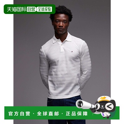 1h可退 香港直邮Tommy Hilfiger 汤米 希尔费格 男士 长袖人字纹P