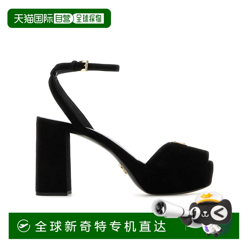 1h可退 香港直邮PRADA 女士凉鞋 1XP48B008F095F0002 AW2025 黑色