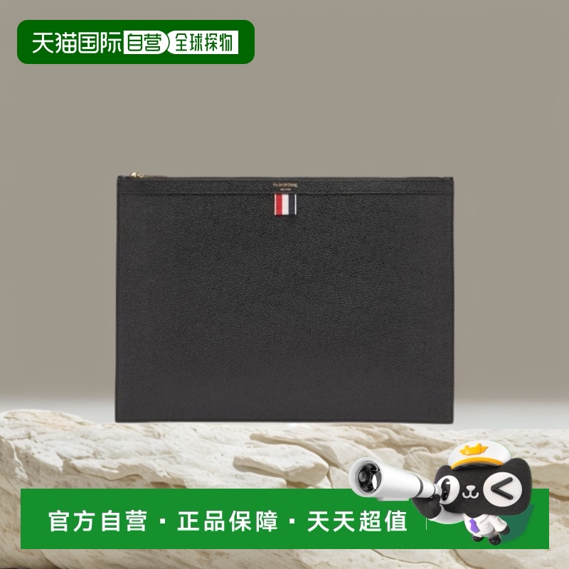 韩国直邮THOM BROWNE 手拿包公用MAC020L00198001FW23 LARGE ZIPP