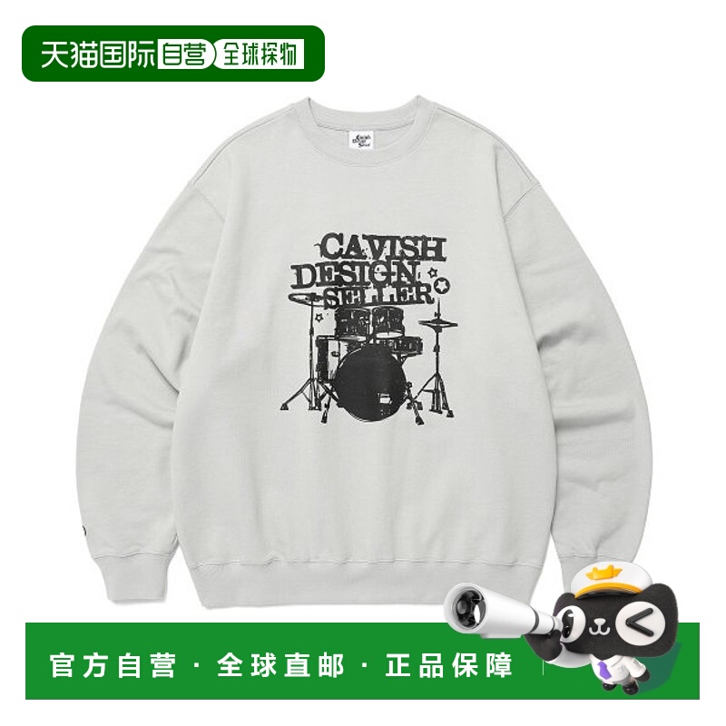 韩国直邮CAVISH 男士卫衣CV2DFUM441ALB DRUM SWEATSHIRT LIGHT B