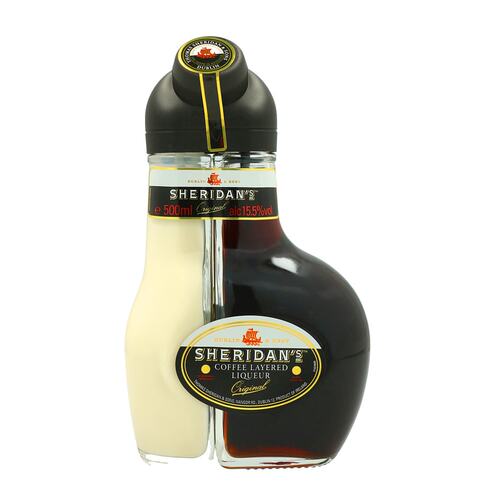 欧洲直邮Sheridan's双利口酒15.5%500ml爱尔兰进口洋酒口味悠长