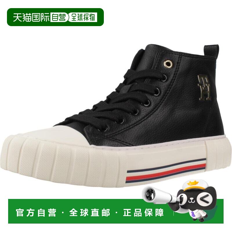 香港直邮Tommy Hilfiger 汤米 希尔费格 男童 高帮绑带运动鞋童鞋