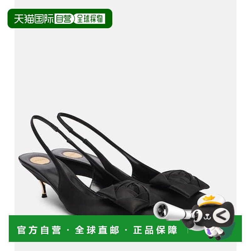 香港直邮Saint Laurent 圣罗兰 女士 Dakota 50 crêpe 绸缎露跟,女鞋,浅口单鞋,淘宝优惠券,粉丝福利购,淘宝优惠卷