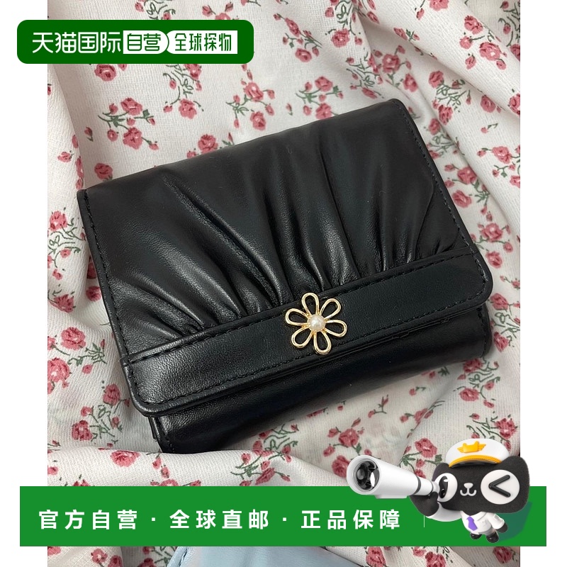 日本直邮WEGO 女士花卉褶皱钱包 LG24SS06G0015