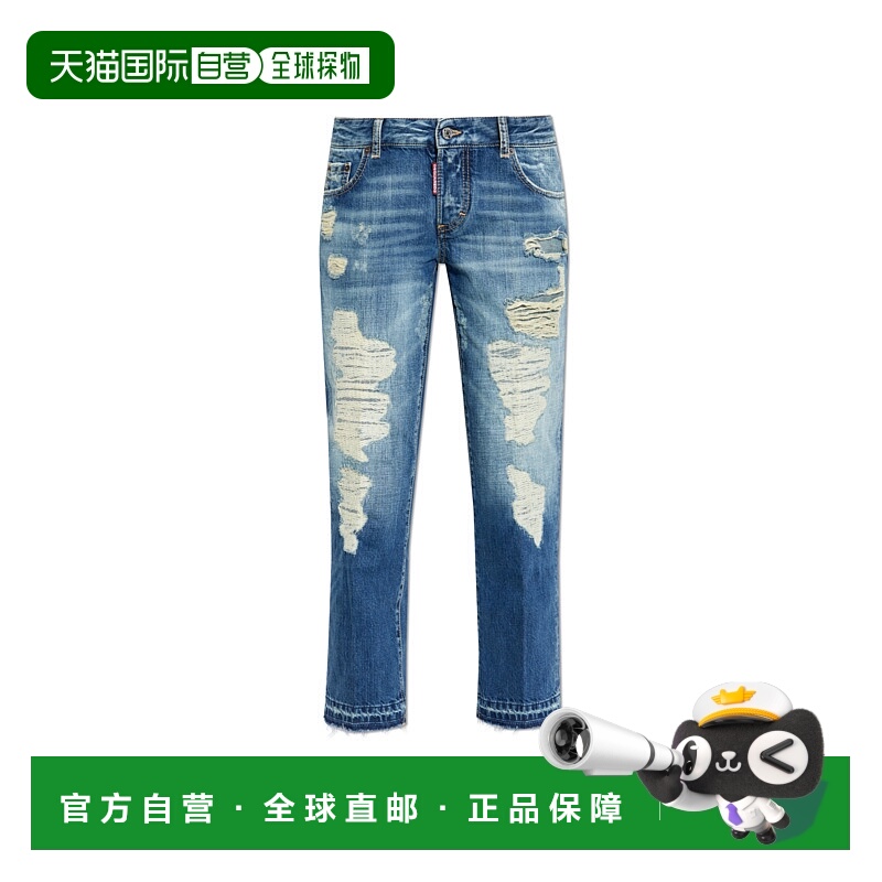 香港直邮DSQUARED2女士牛仔裤S75LB1073D30011470