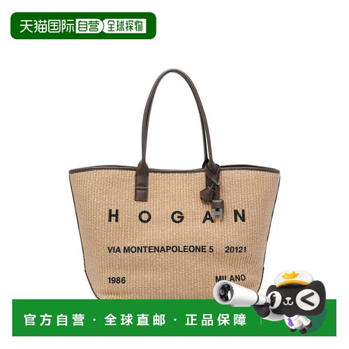 1h可退 香港直邮HOGAN 女士手提包 KBW01TA5300UYI7E06 CO 棕色 S