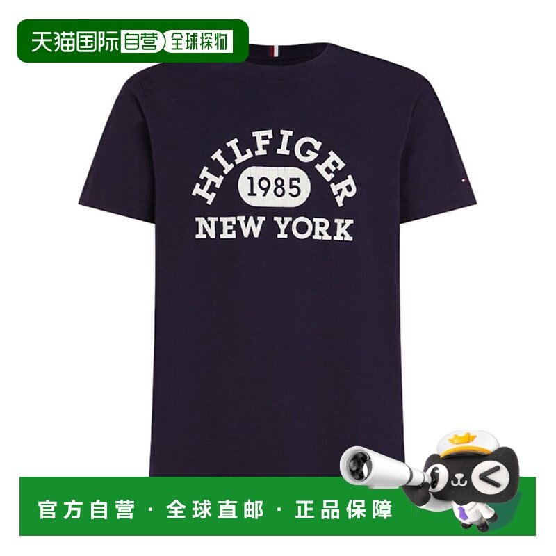 欧洲直邮TOMMY HILFIGER 男士T恤MW0MW32593DW5潮牌透气高级感