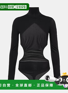 香港直邮Wolford 女士 x N21 剪口高领连体衣 001012性感吊带