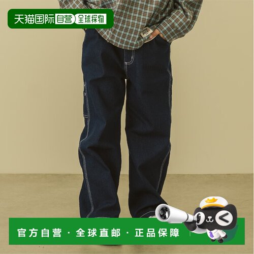 日本直邮and D. petit main 儿童 工装长裤 22631【付后1h可退】
