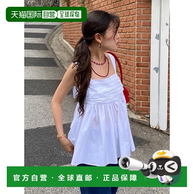 韩国直邮ANEDIT [단독] G Soft Shirring Back Tie Sleeveless_2col