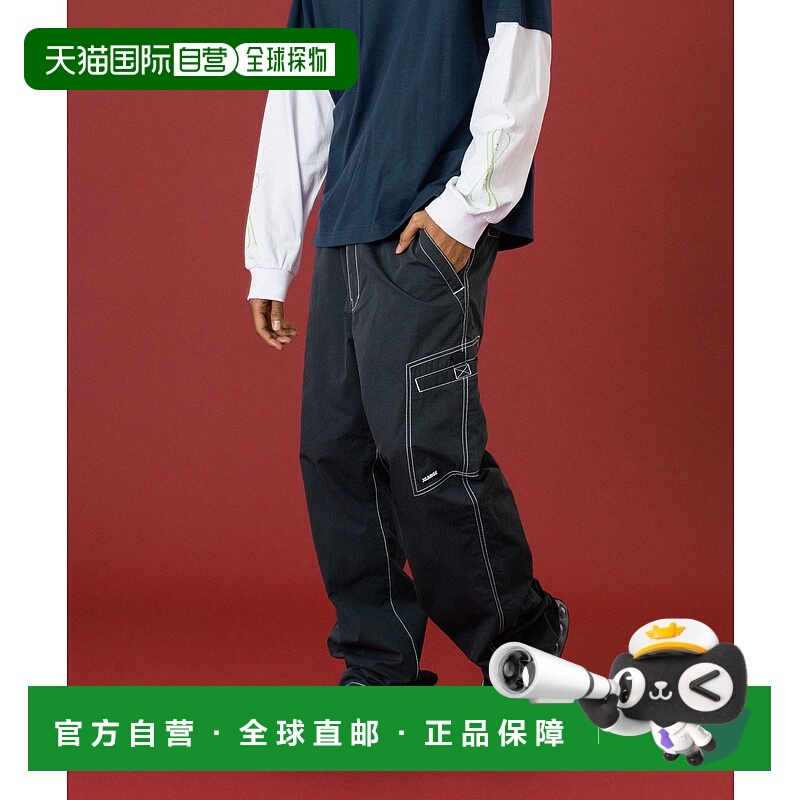 1h可退 日本直邮XLARGE 男女同款 棉质拼接工装裤 多口袋设计 101