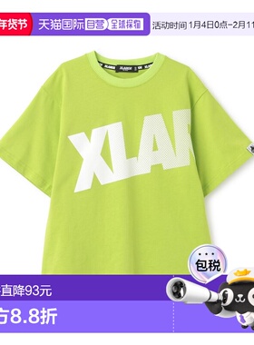 1h可退 日本直邮XLARGE KIDS 儿童全棉半袖T恤 渐变logo设计 9461